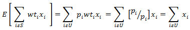 the figure contains formula to calculate the establishment level weights