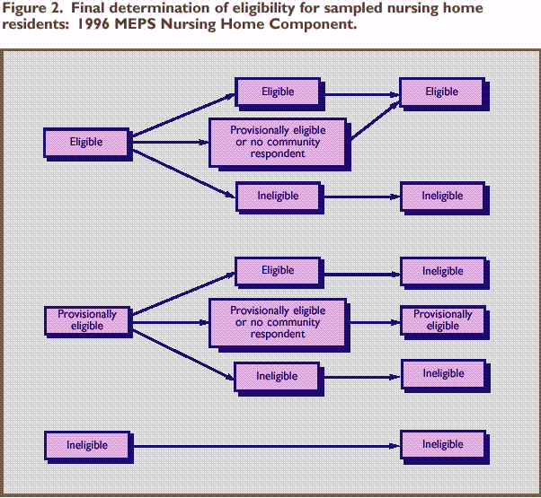 Figure shows the flow chart in final determinationof eligibility of sampled nursing home resident.